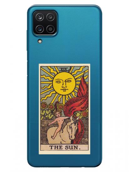 Samsung A12 The Sun Şeffaf Telefon Kılıfı