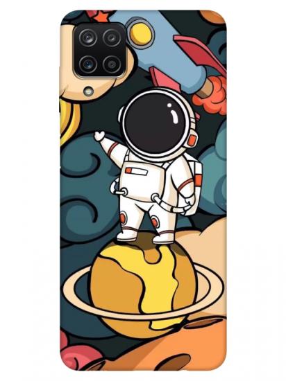 Samsung A12 Astronot Telefon Kılıfı