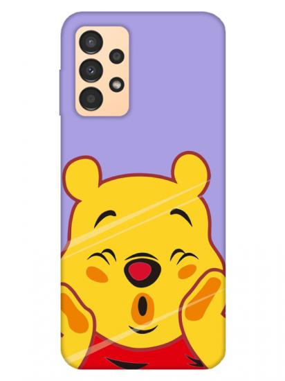 Samsung A13 Winnie The Pooh Lila Telefon Kılıfı