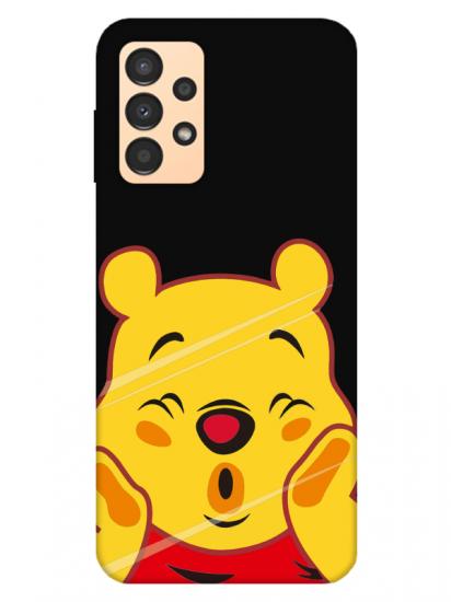 Samsung A13 Winnie The Pooh Siyah Telefon Kılıfı