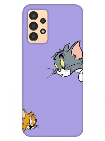 Samsung A13 Tom And Jerry Lila Telefon Kılıfı