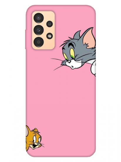 Samsung A13 Tom And Jerry Pembe Telefon Kılıfı