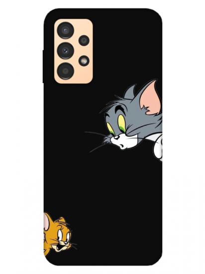 Samsung A13 Tom And Jerry Siyah Telefon Kılıfı