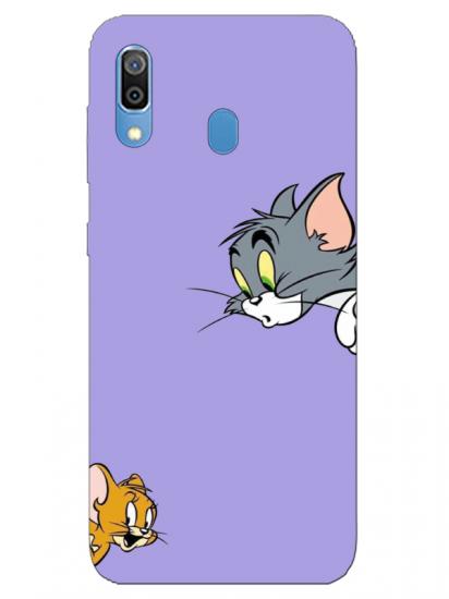 Samsung A20 Tom And Jerry Lila Telefon Kılıfı