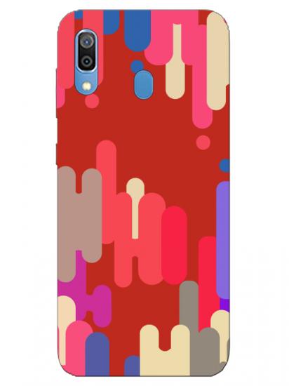 Samsung A20 Pop Art Kırmızı Telefon Kılıfı