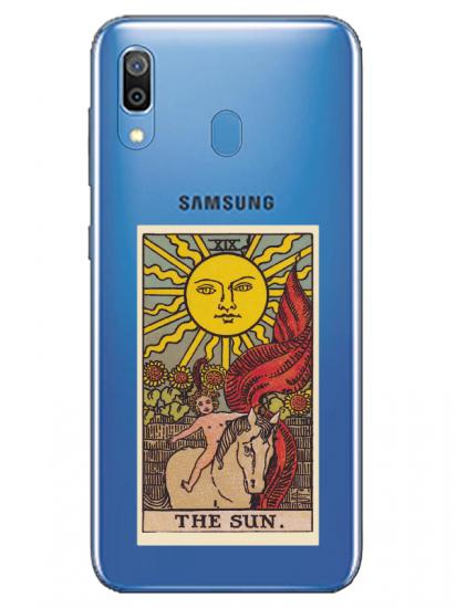 Samsung A20 The Sun Şeffaf Telefon Kılıfı