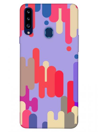 Samsung A20s Pop Art Lila Telefon Kılıfı