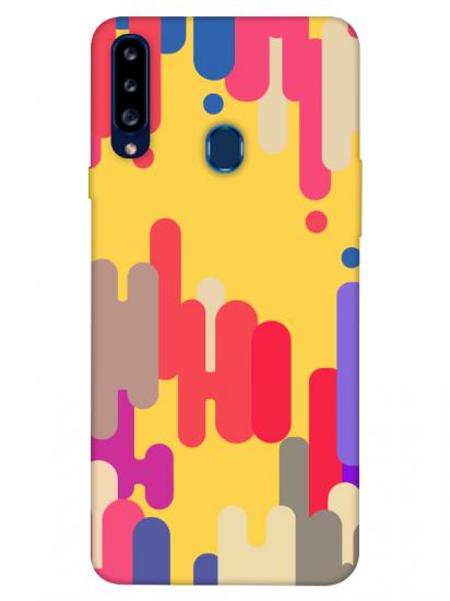 Samsung A20s Pop Art Sarı Telefon Kılıfı