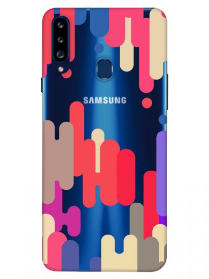 Samsung A20s Pop Art Şeffaf Telefon Kılıfı