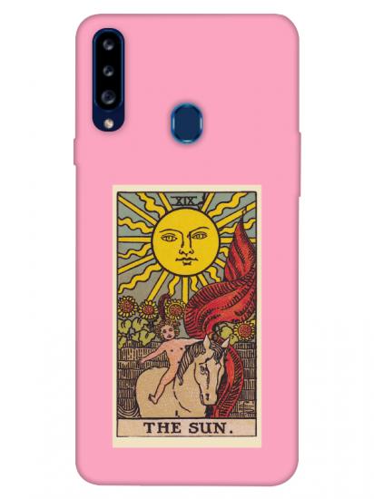 Samsung A20s The Sun Pembe Telefon Kılıfı