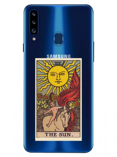 Samsung A20s The Sun Şeffaf Telefon Kılıfı