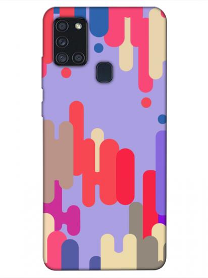 Samsung A21s Pop Art Lila Telefon Kılıfı