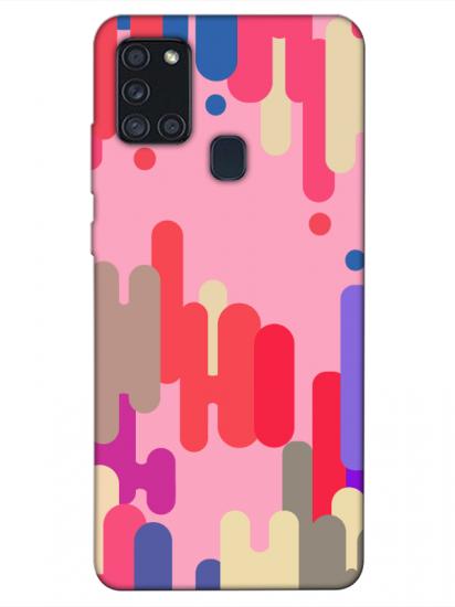 Samsung A21s Pop Art Pembe Telefon Kılıfı