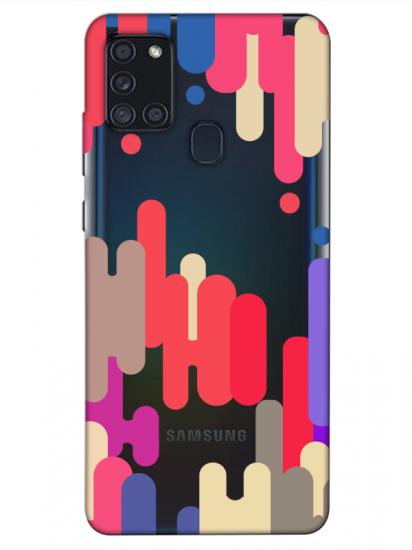 Samsung A21s Pop Art Şeffaf Telefon Kılıfı