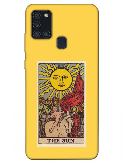 Samsung A21s The Sun Sarı Telefon Kılıfı