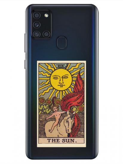 Samsung A21s The Sun Şeffaf Telefon Kılıfı