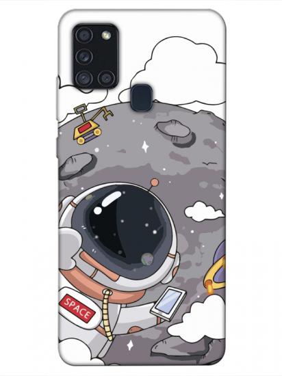 Samsung A21s Astronot Telefon Kılıfı