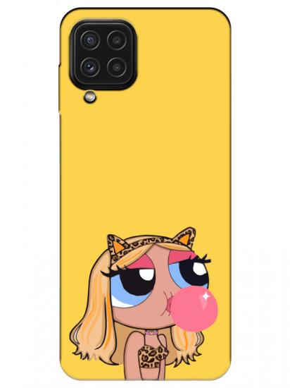 Samsung A22 Powerpuff Girls Sarı Telefon Kılıfı