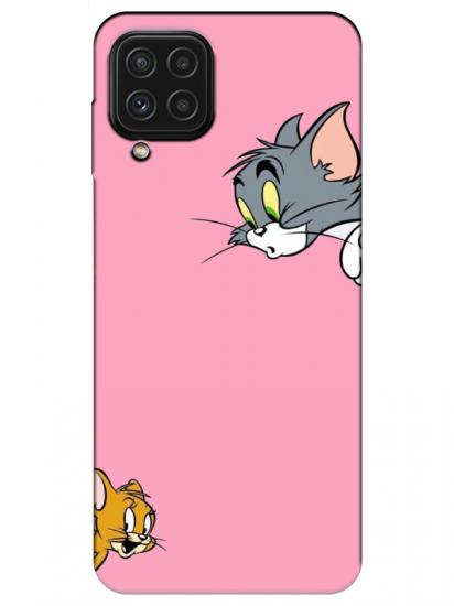 Samsung A22 Tom And Jerry Pembe Telefon Kılıfı