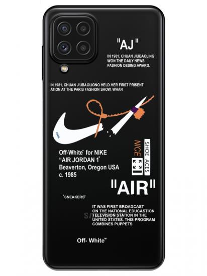 Samsung A22 Nike Air Şeffaf Telefon Kılıfı