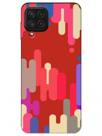 Samsung A22 Pop Art Kırmızı Telefon Kılıfı