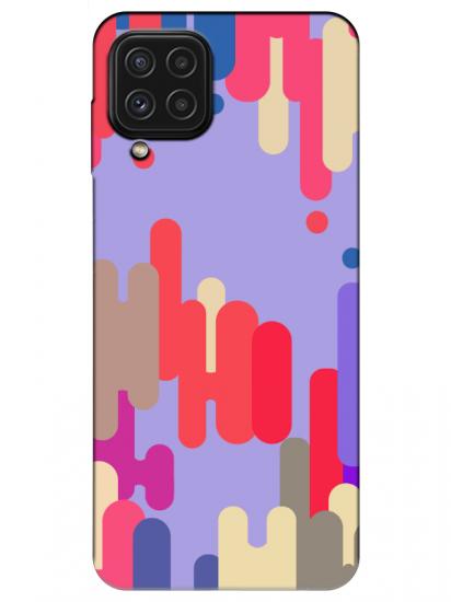 Samsung A22 Pop Art Lila Telefon Kılıfı