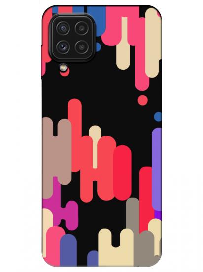 Samsung A22 Pop Art Siyah Telefon Kılıfı