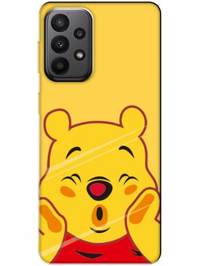 Samsung A23 Winnie The Pooh Sarı Telefon Kılıfı