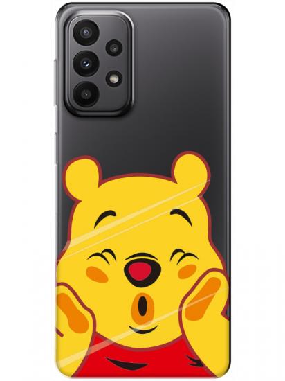 Samsung A23 Winnie The Pooh Şeffaf Telefon Kılıfı