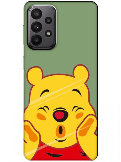 Samsung A23 Winnie The Pooh Yeşil Telefon Kılıfı