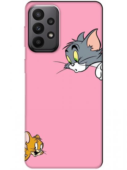 Samsung A23 Tom And Jerry Pembe Telefon Kılıfı