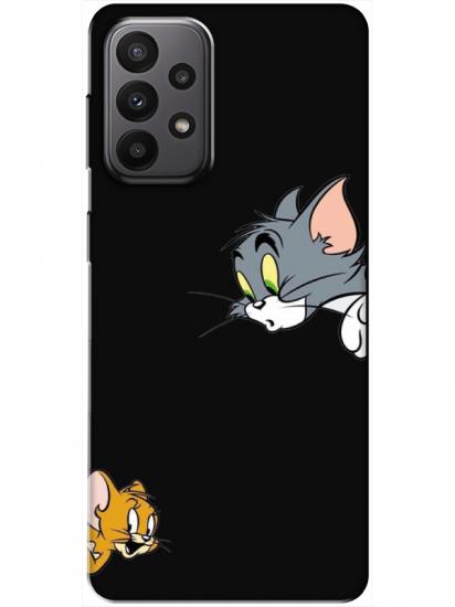 Samsung A23 Tom And Jerry Siyah Telefon Kılıfı