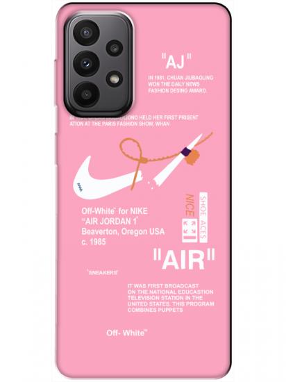 Samsung A23 Nike Air Pembe Telefon Kılıfı