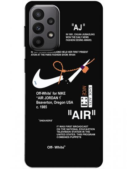 Samsung A23 Nike Air Siyah Telefon Kılıfı