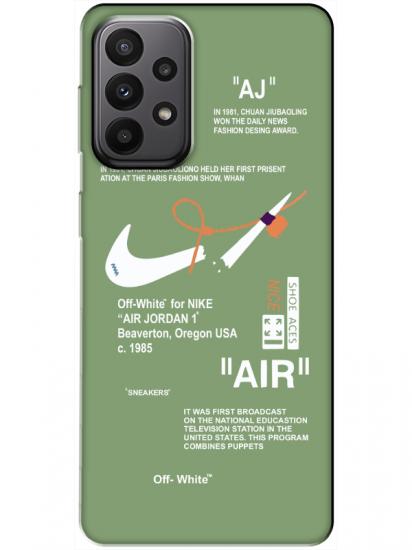 Samsung A23 Nike Air Yeşil Telefon Kılıfı