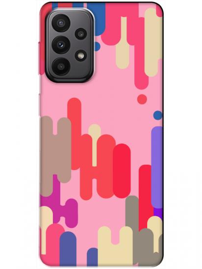 Samsung A23 Pop Art Pembe Telefon Kılıfı