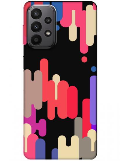 Samsung A23 Pop Art Siyah Telefon Kılıfı