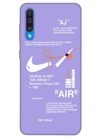 Samsung A30s Nike Air Lila Telefon Kılıfı