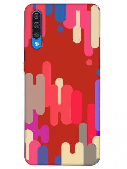 Samsung A30s Pop Art Kırmızı Telefon Kılıfı