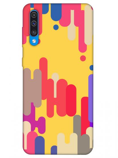 Samsung A30s Pop Art Sarı Telefon Kılıfı