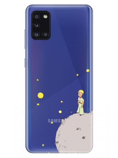 Samsung A31 Küçük Prens Şeffaf Telefon Kılıfı