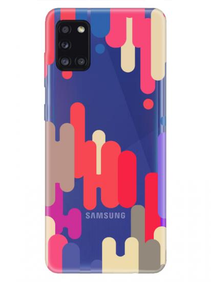 Samsung A31 Pop Art Şeffaf Telefon Kılıfı