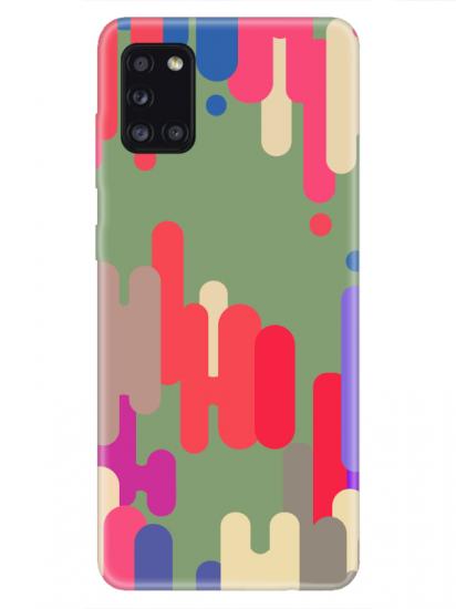 Samsung A31 Pop Art Yeşil Telefon Kılıfı