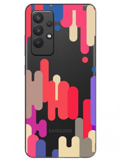 Samsung A32 Pop Art Şeffaf Telefon Kılıfı