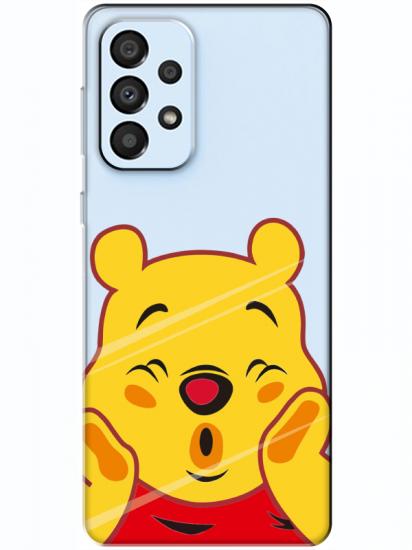 Samsung A33 Winnie The Pooh Şeffaf Telefon Kılıfı