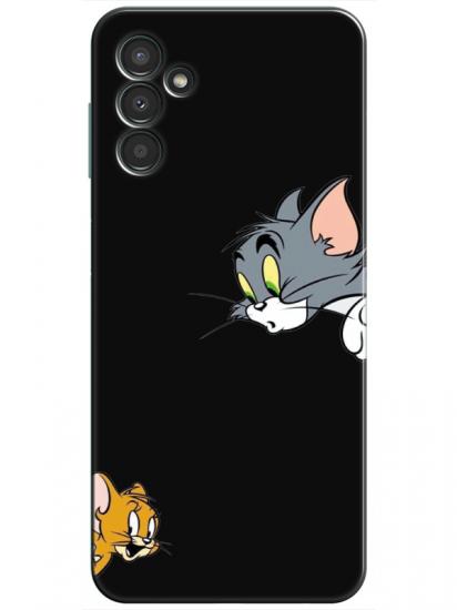 Samsung A34 Tom And Jerry Siyah Telefon Kılıfı