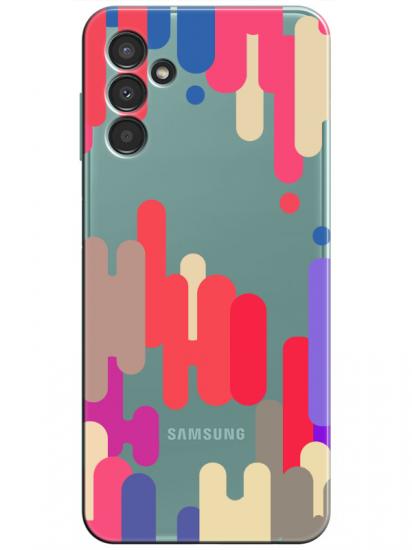 Samsung A34 Pop Art Şeffaf Telefon Kılıfı