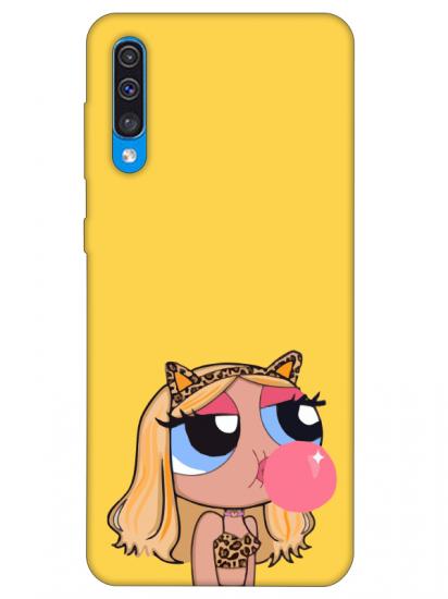 Samsung A50 Powerpuff Girls Sarı Telefon Kılıfı