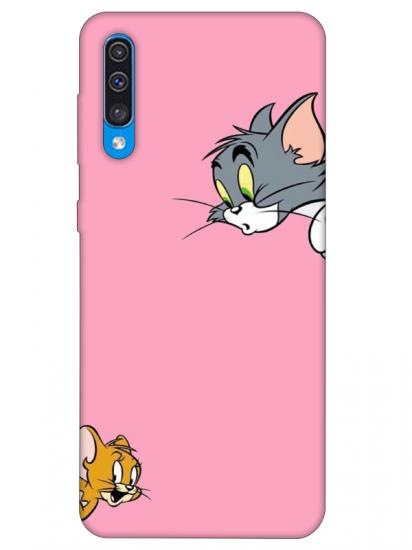 Samsung A50 Tom And Jerry Pembe Telefon Kılıfı