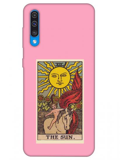 Samsung A50 The Sun Pembe Telefon Kılıfı